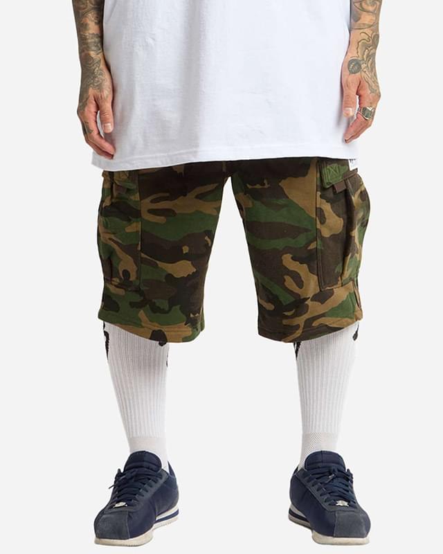Fleece Cargo Shorts