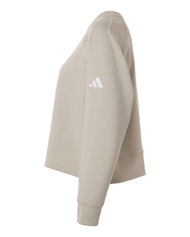 Women's Beyond Side-Snap Crewneck Sweatshirt