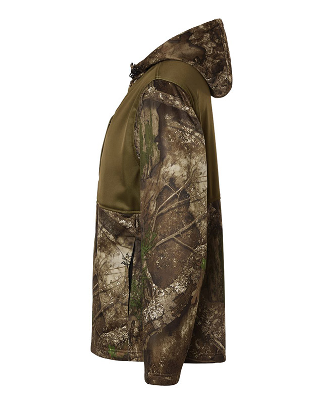 Unisex Realtree® Performance Colorblocked Full-Zip Hooded Sweatshirt