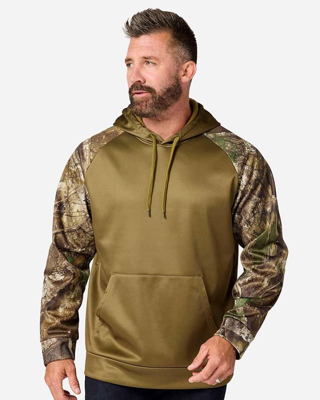 Unisex Realtree® Performance Colorblocked Hooded Sweatshirt