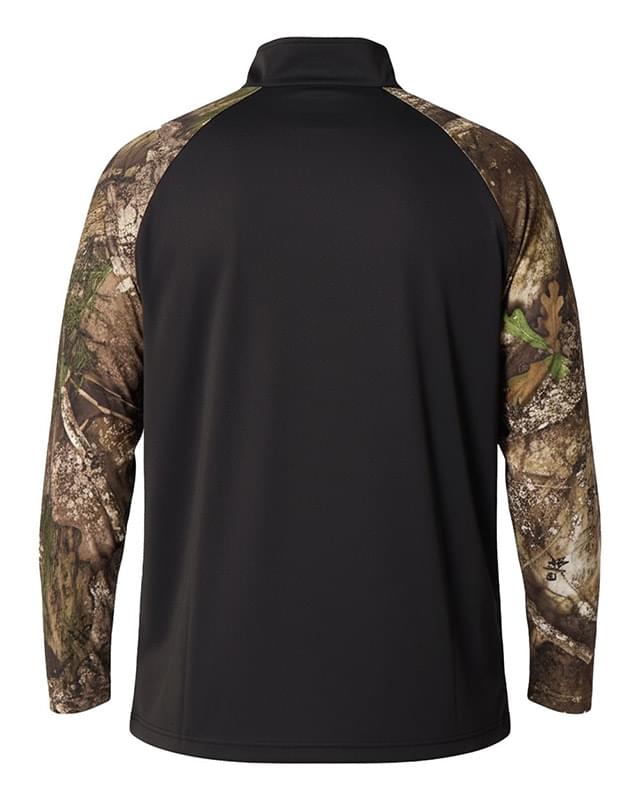 Unisex Realtree® Performance Colorblocked Quarter-Zip Pullover