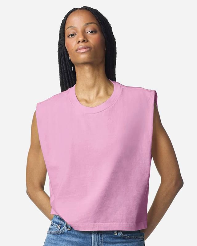 Women's Garment-Dyed Heavyweight Muscle Tee