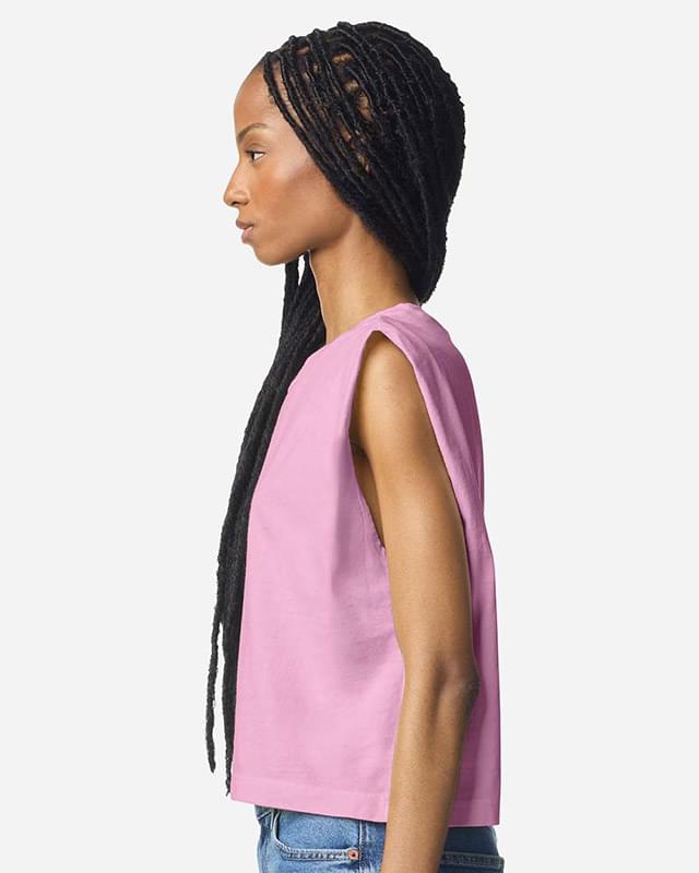 Women's Garment-Dyed Heavyweight Muscle Tee