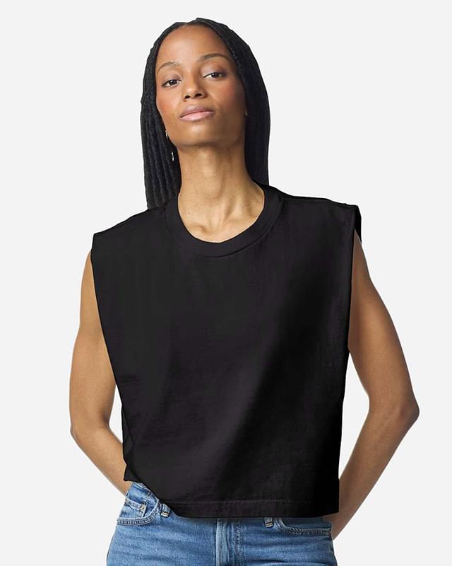 Women's Garment-Dyed Heavyweight Muscle Tee