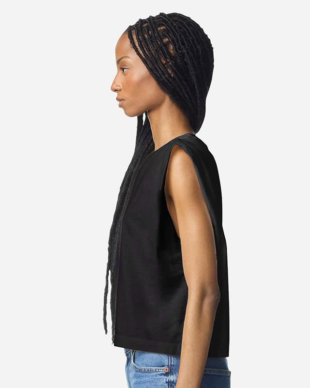 Women's Garment-Dyed Heavyweight Muscle Tee