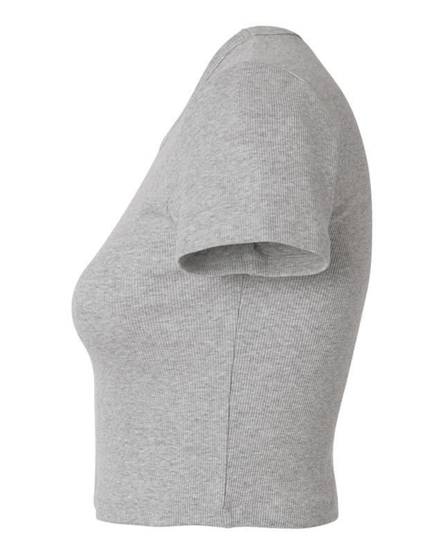 Women's Baby Rib Cropped Tee