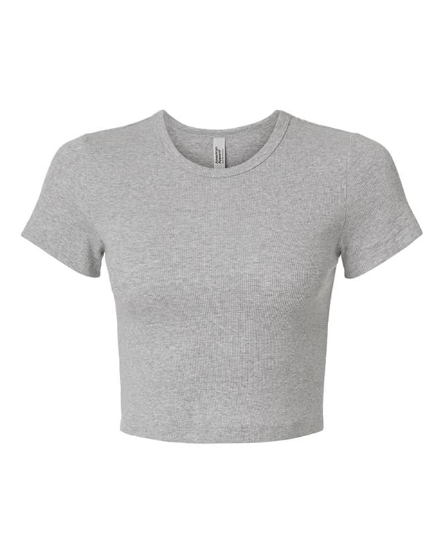 Women's Baby Rib Cropped Tee