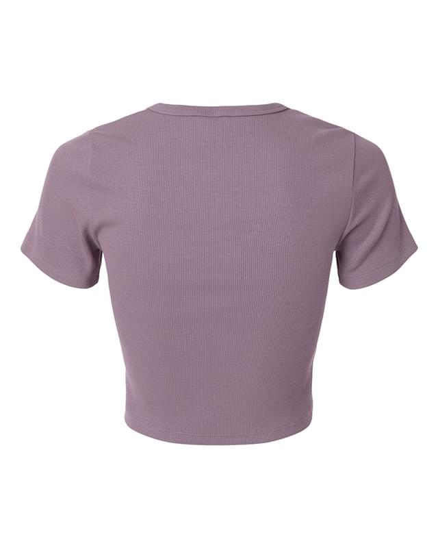 Women's Baby Rib Cropped Tee