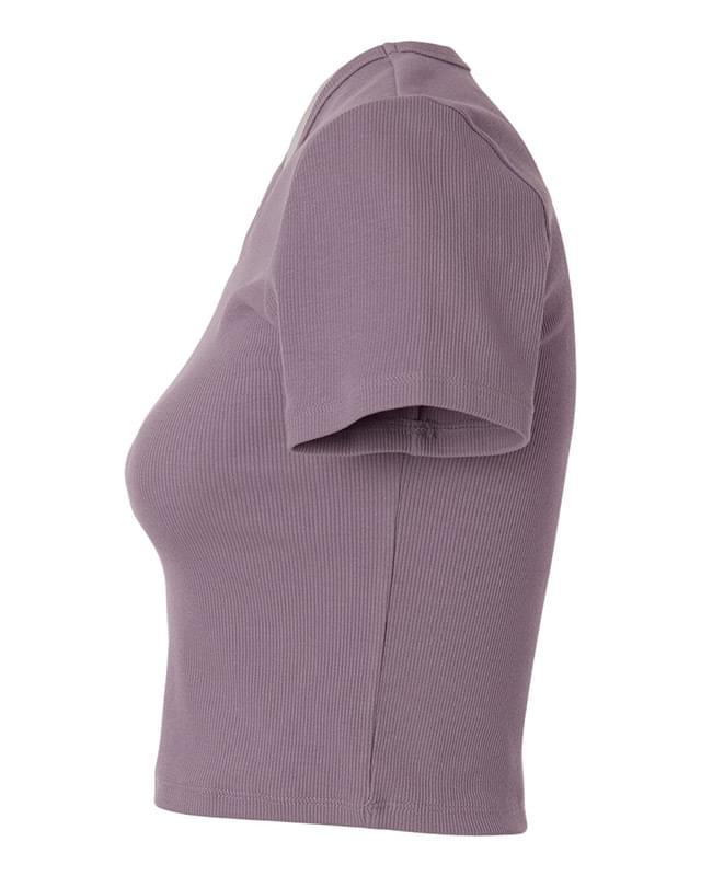 Women's Baby Rib Cropped Tee