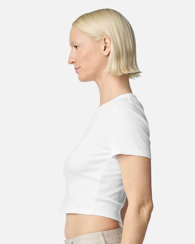 Women's Baby Rib Cropped Tee