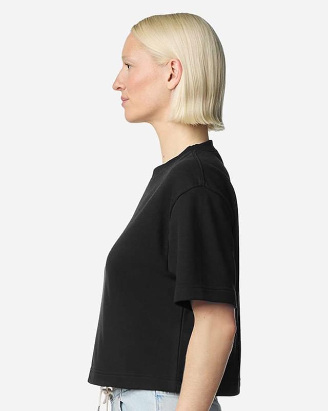 Women's French Terry Mid-Length Boxy Top