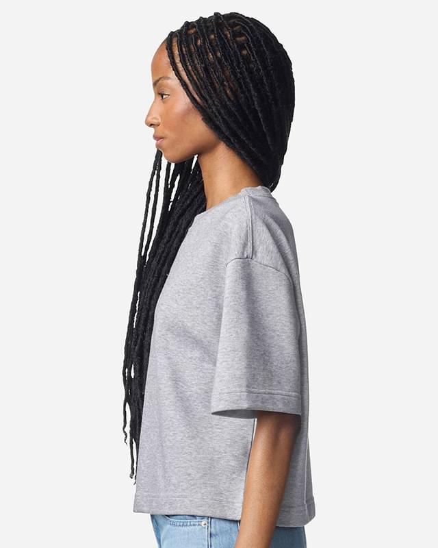 Women's French Terry Mid-Length Boxy Top