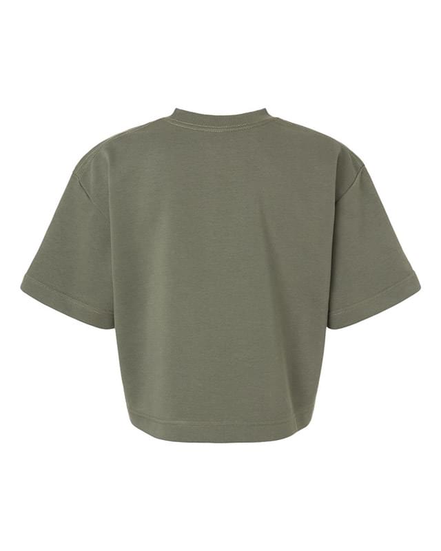 Women's French Terry Mid-Length Boxy Top