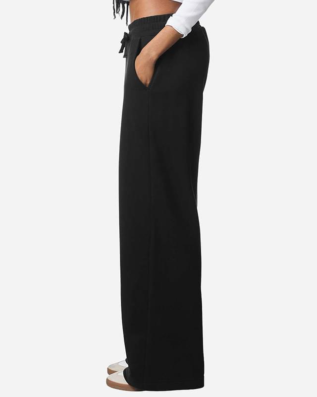 Women's French Terry Wide Leg Pants