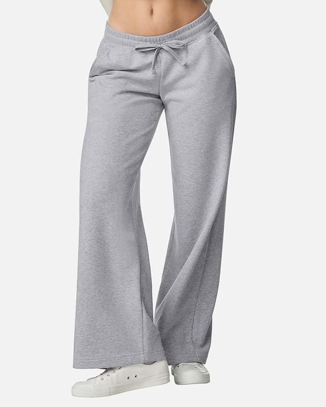Women's French Terry Wide Leg Pants