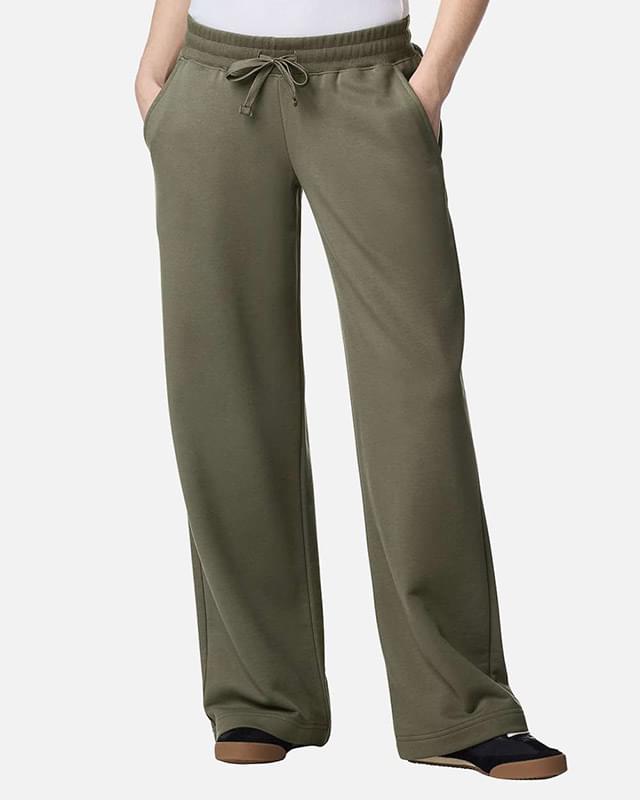 Women's French Terry Wide Leg Pants