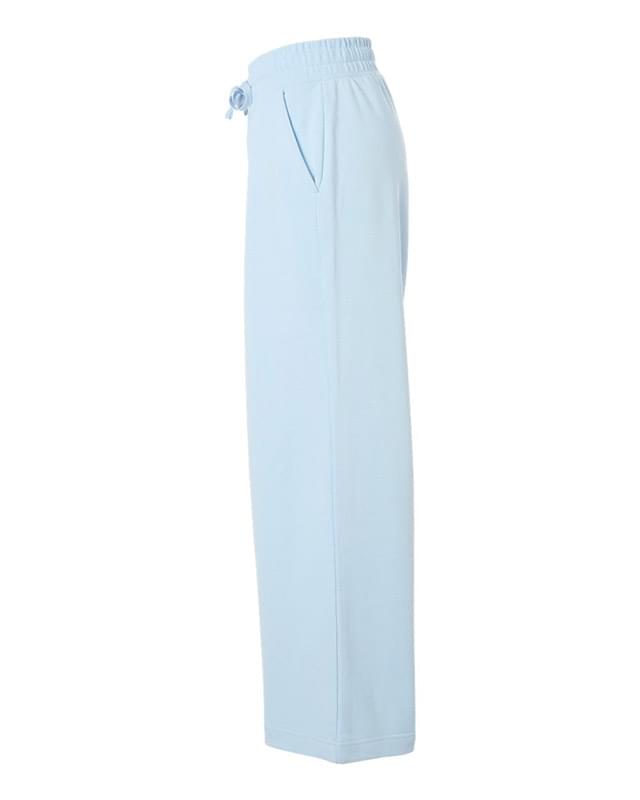 Women's French Terry Wide Leg Pants