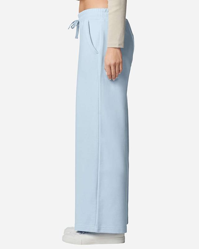 Women's French Terry Wide Leg Pants