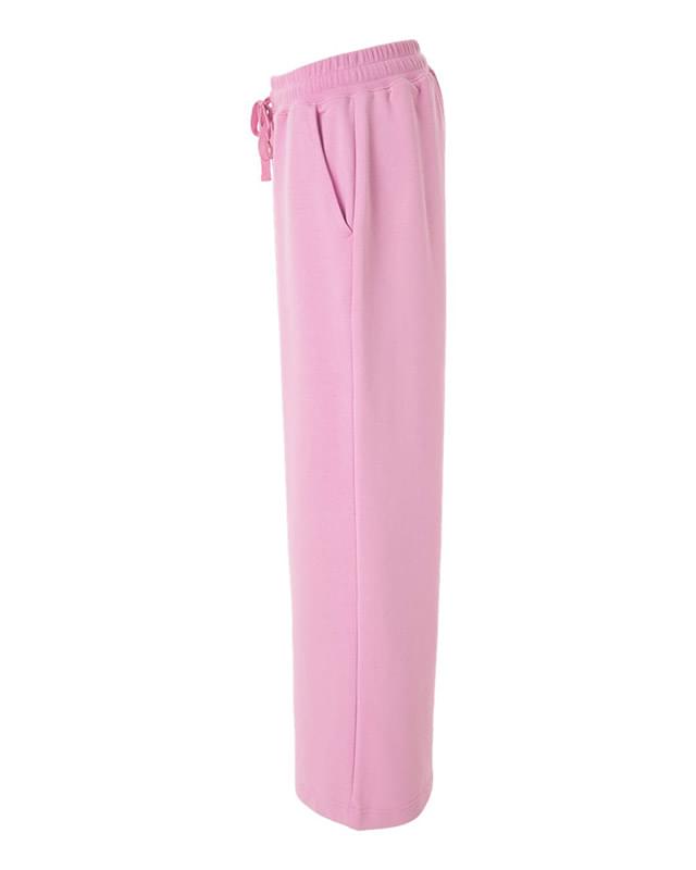 Women's French Terry Wide Leg Pants