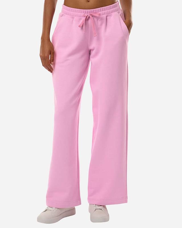 Women's French Terry Wide Leg Pants