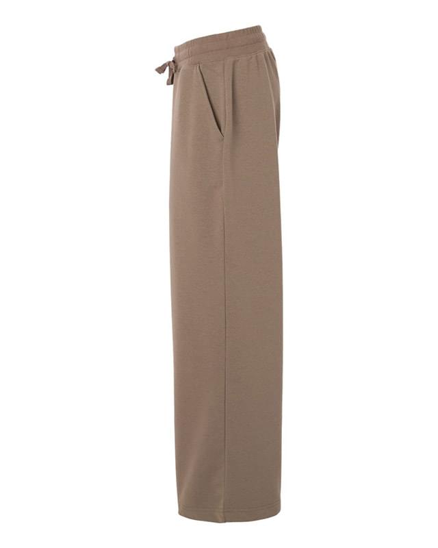 Women's French Terry Wide Leg Pants