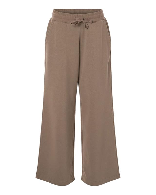 Women's French Terry Wide Leg Pants