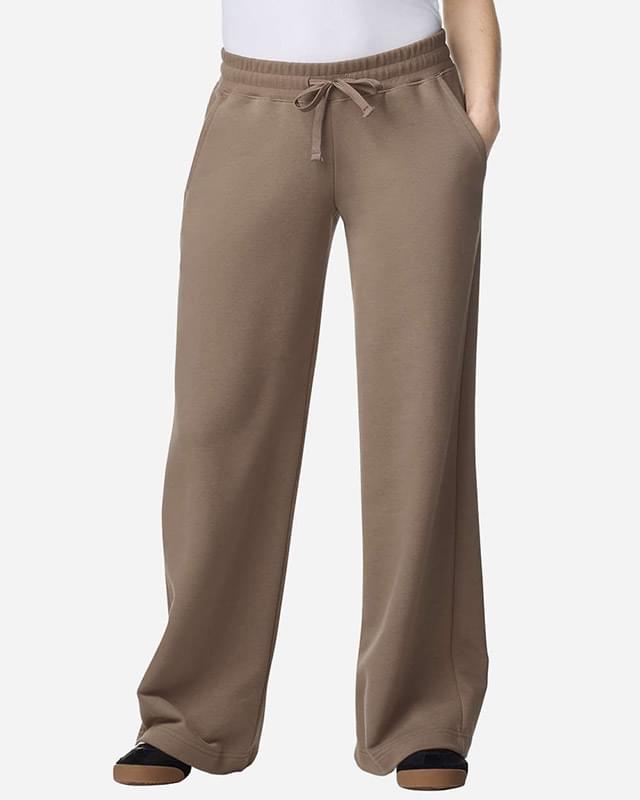 Women's French Terry Wide Leg Pants
