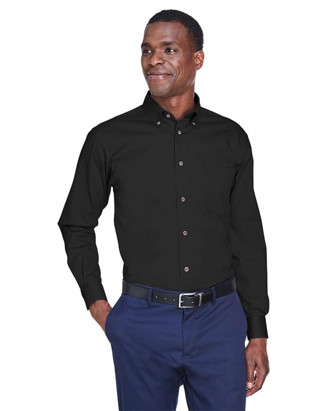 Men's Tall Easy Blend™ Long Sleeve Twill Dress Shirt