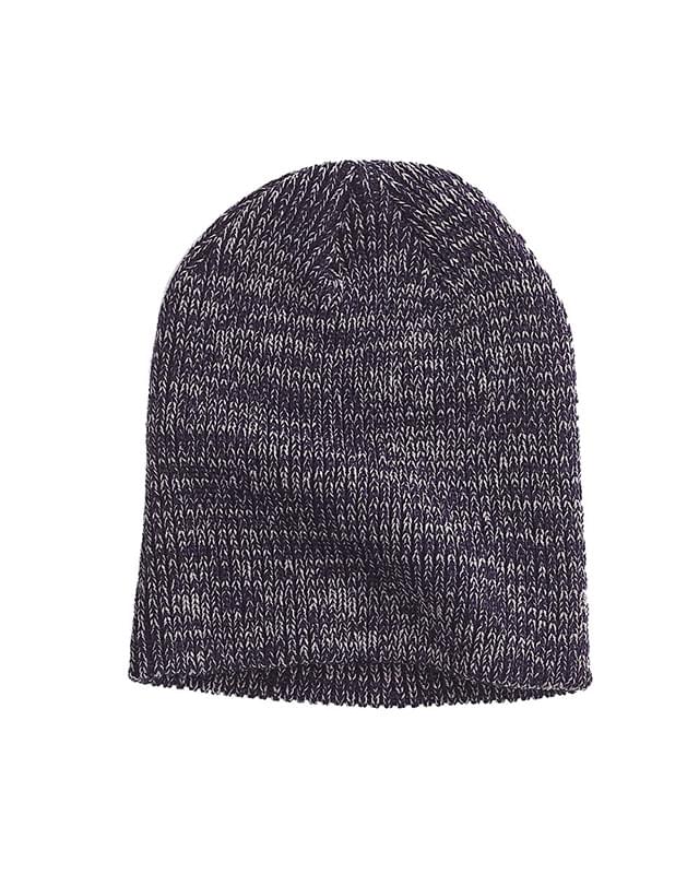 Ribbed Marled Beanie