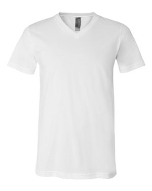 Unisex Short Sleeve V-Neck Jersey Tee