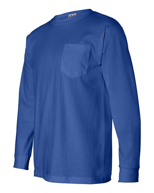 USA-Made Long Sleeve Pocket T-Shirt