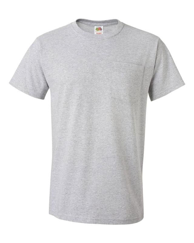 Fruit of the Loom Unisex HD Cotton T-Shirt with a Pocket