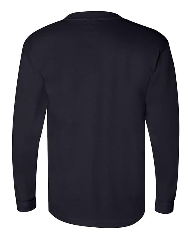 Union-Made Long Sleeve T-Shirt with a Pocket