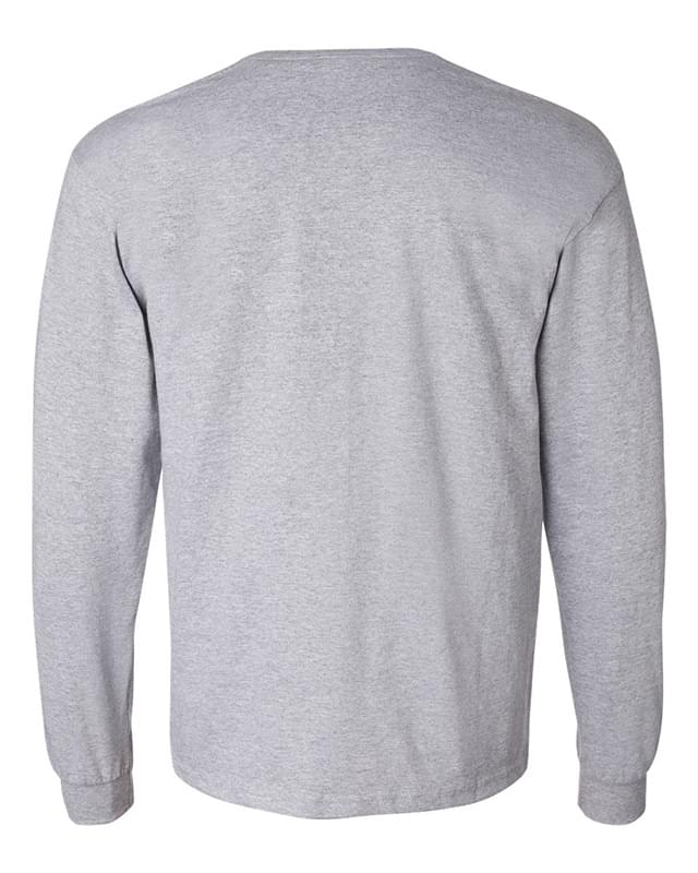 Ultra Cotton Long Sleeve T-Shirt with a Pocket