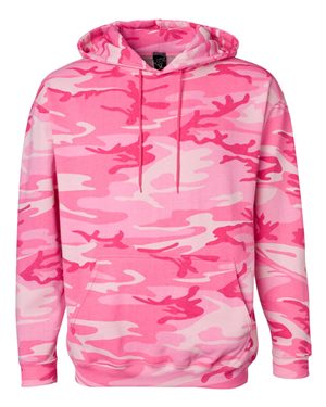 Adult Camo Pullover Fleece Hoodie