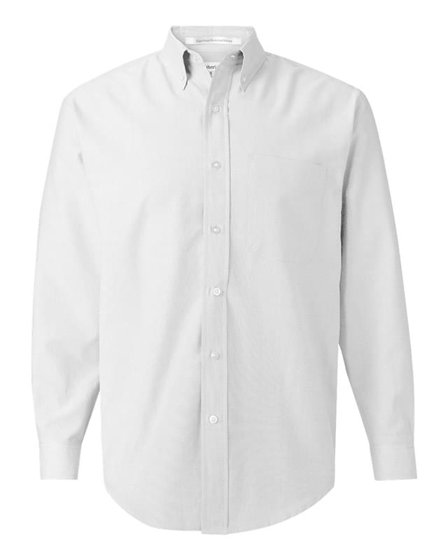 Long Sleeve Stain Resistant Oxford Shirt