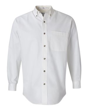 Long Sleeve Stain-Resistant Twill Shirt