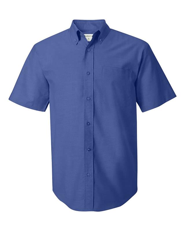 Short Sleeve Stain Resistant Oxford Shirt