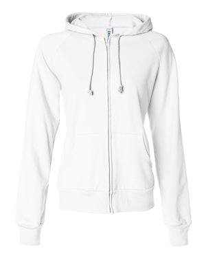 Women's Raglan Full-Zip Hooded Sweatshirt