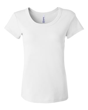 Women's Baby Rib Short Sleeve Scoopneck Tee