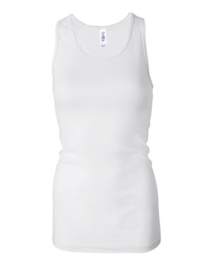 Women's Sheer Mini Rib Racerback Tank