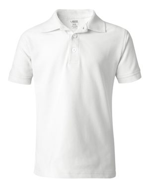 Boys' Husky Short Sleeve Pique Polo