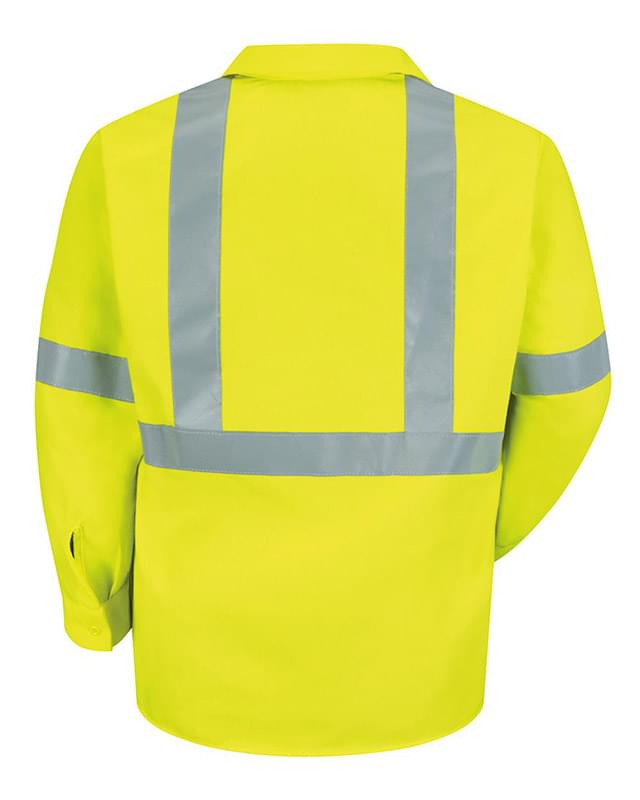High Visibility Safety Long Sleeve Work Shirt