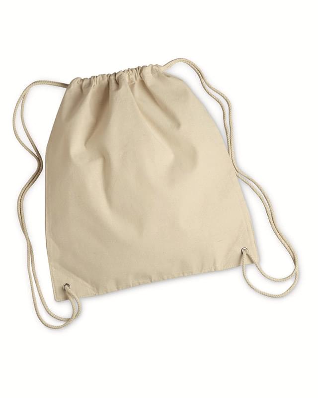 10 Ounce Cotton Canvas Drawstring Backpack