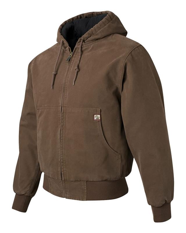 Cheyenne Hooded Boulder Cloth&trade; Jacket with Tricot Quilt Lining
