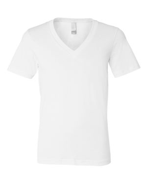 Unisex Deep V-Neck Jersey Tee