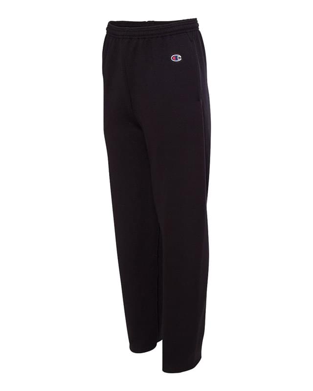 Double Dry Eco Open Bottom Sweatpants with Pockets