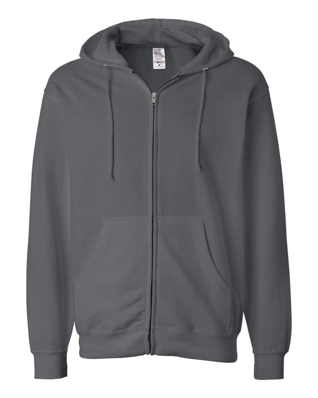 Independent Trading Co.® Custom Midweight Full-Zip Hoodie Sweatshirt ...