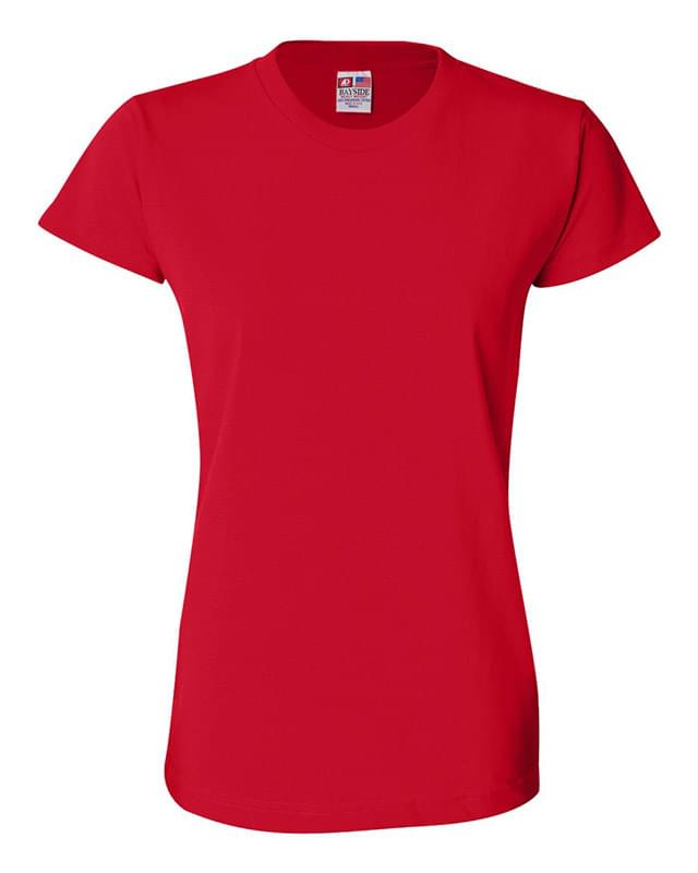 Bayside Women's USA-Made Short Sleeve T-Shirt