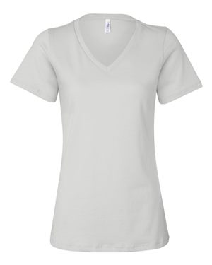 Women's Relaxed Short Sleeve Jersey V-Neck Tee